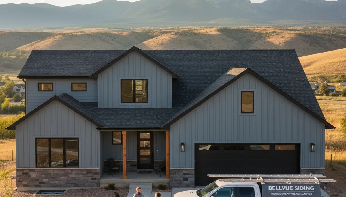 Professional vinyl siding installation on home exterior in Fort Collins, CO