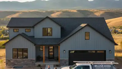 Professional vinyl siding installation on home exterior in Fort Collins, CO