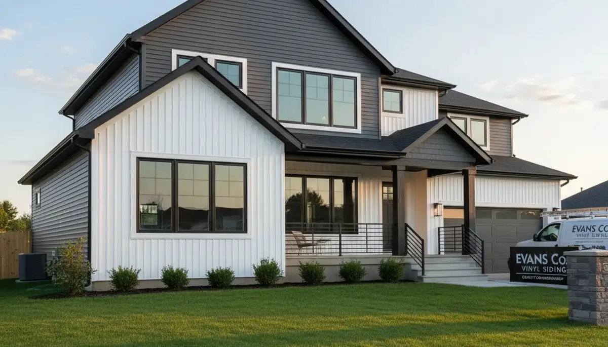 Vinyl siding repair and installation on residential home in Fort Collins, CO