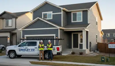Vinyl siding installation and repair on home exterior in Fort Collins, CO