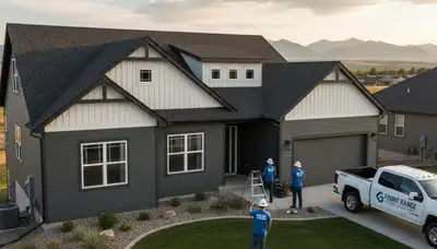 Professional vinyl siding installation on home exterior in Fort Collins, CO