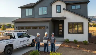 Vinyl siding installation and repair on residential home in Fort Collins, CO
