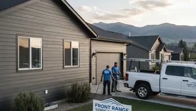 Professional vinyl siding installation on home exterior in Fort Collins, CO