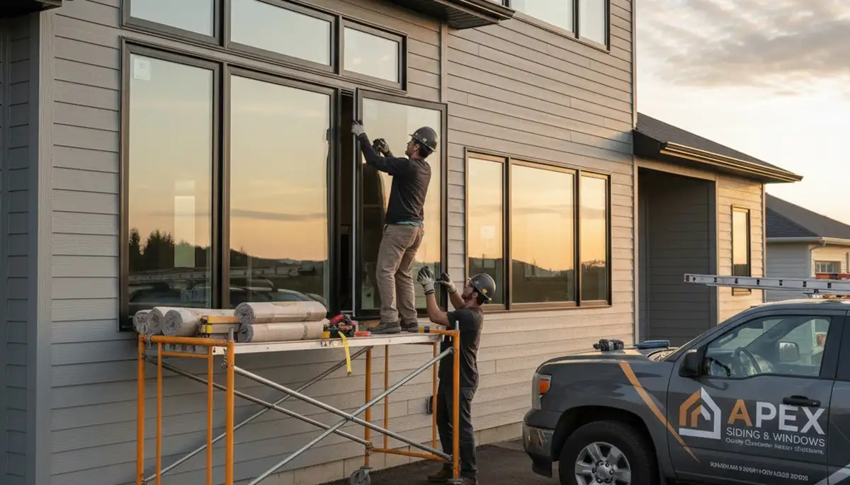 Professional window installation and vinyl siding repair in Fort Collins CO home exterior