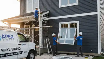 Window replacement and vinyl siding installation by Next Level Exteriors in Fort Collins, CO